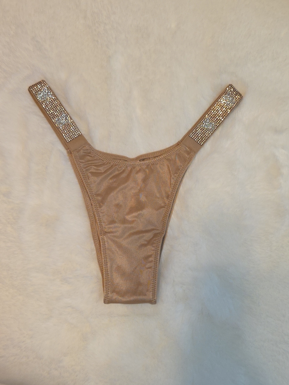 NWT Victoria's Secret Very Sexy Brazilian Panty Thong SZ XS Shine Strap Monogram